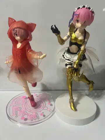 Re: 제로에서 시작하는 이세계 생활 라무 피규어 2체 묶음 판매