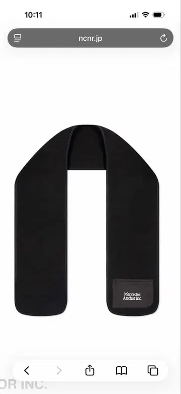 미사용 새상품 ANCHOR INC. 포켓 부착 마이크로 플리스 머플러