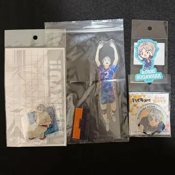 하이큐 스가와라 코시 아크릴 스탠드 캔뱃지 스티커