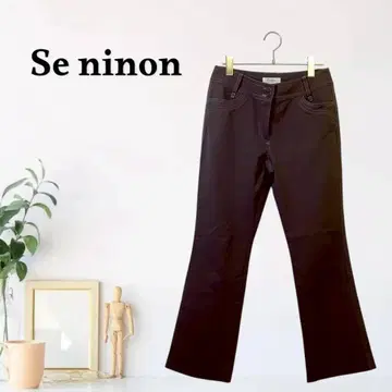 zG1363 [ L ] Se ninon 팬츠 포켓 부츠컷 스티치