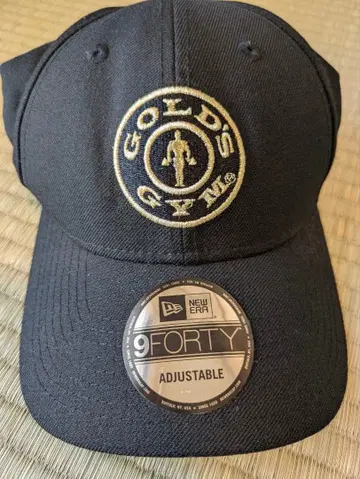 GOLD'S GYM 9FORTY 캡 블랙
