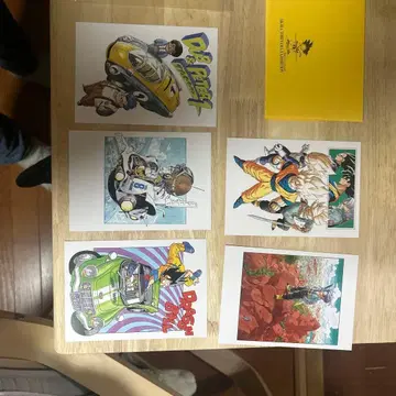 토리야마 아키라전 엽서 옐로우 컬러