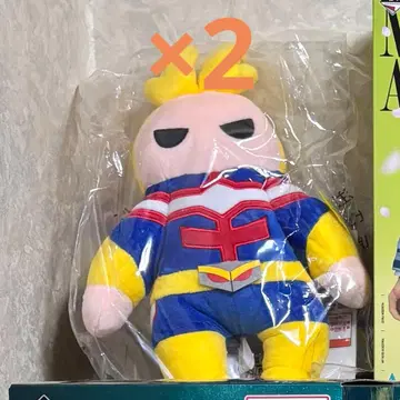 제일복권 히로아카 E상 올마이트 사운드 봉제 인형 2체 세트