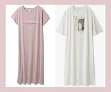 젤라또피케 SNIDELHOME 롱 기장 룸웨어 원피스 2세트