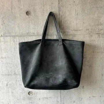 MARGARET HOWELL 스웨이드 조 가죽 토트