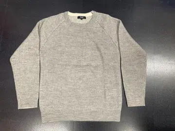 BEAMS HEART 그레이 니트 스웨터 S