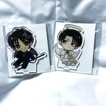 진격의 거인 엘렌 리바이 천사 악마 아크릴 스탠드