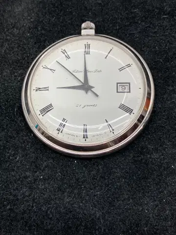 작동품 시티즌 호머디트 21석 회중시계 수동 와인딩