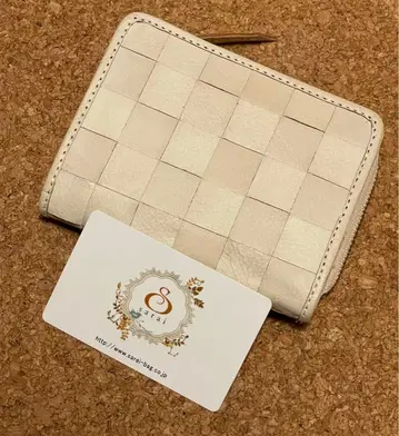 감사 가격 sarai 사라이 뜨개질 메쉬 접이식 지갑