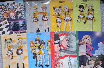 극장판 팜플렛과 Coco's 콜라보 클리어 파일 5개 등