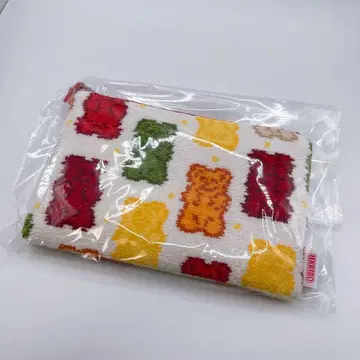 FEILER x 하리보 콜라보 골드 베어 플랫 파우치S 새상품