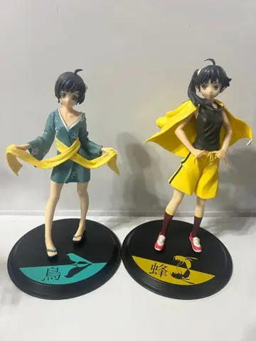 모노가타리 시리즈 아라라기 카렌 아라라기 츠키히 피규어 2체 묶음 판매