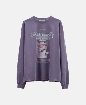 ZUTOMAYO 카드 4 롱 T셔츠 A (Vintage Purple)