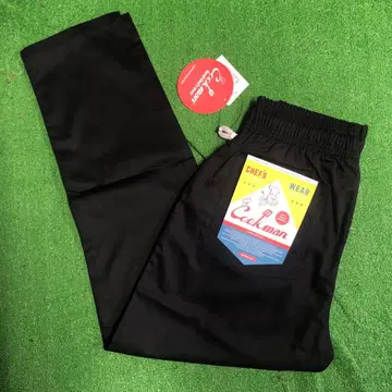 Cookman 스테디셀러 모델 셰프 팬츠 블랙 XL LL