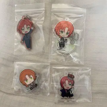 앙상블 스타즈 아크릴 스탠드 아크릴 키링 4개 세트