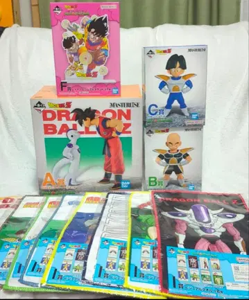 드래곤볼 제일복권 A B C F상 & 비주얼 타월 8종 세트