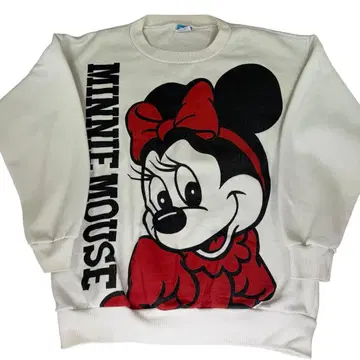 Disney 80s 90s 미니 마우스 M L 상당 USA 화이트