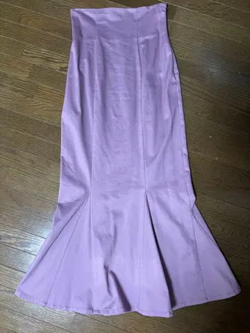 SNIDEL 연보라 타이트 플레어 스커트