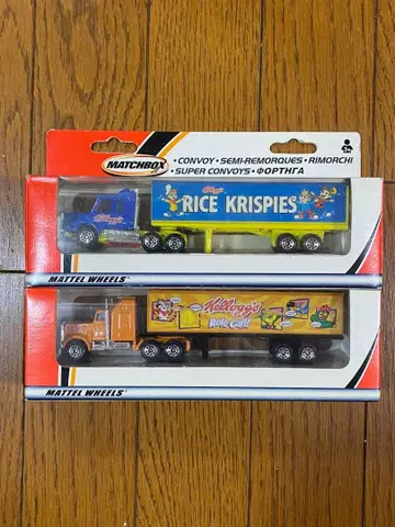 Matchbox Kellogg's 트레일러 미니카 2대 세트