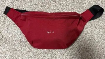 agnes b 바디백 빨간색