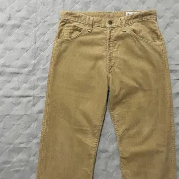 랭글러 스트레치 코듀로이 팬츠 W32 베이지 계열 빈티지