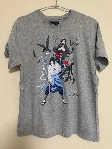 구제 나루토 사스케 오로치마루 T셔츠 그레이 L 사이즈