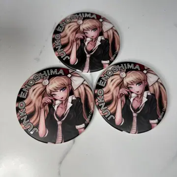 단간론파 15주년 기념전 캔뱃지 에노시마 준코