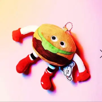 새상품 [ FLAVORS ] 콜라보 봉제 인형 파우치 햄버거