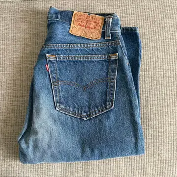 Levi's 501 USA 버튼 뒷면 532 스몰 e 스트레이트 데님