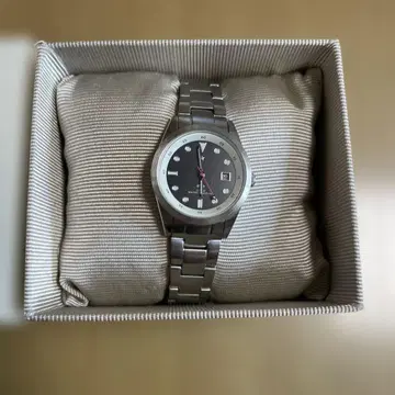 ete 솔라 충전 스테인리스 손목시계