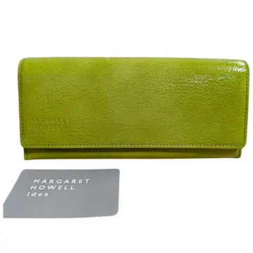 마가렛호웰 아이디어 장지갑 에나멜 올리브 여성용 상자 없음