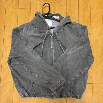 ZARA 그레이 후드 부착 후드티