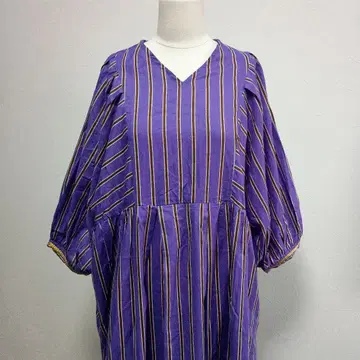 [ 마라이카 ] 원피스 ( 프리 ) 롱 스트라이프 인도산 빅 사이즈