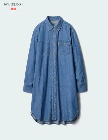 JWA 유니클로 데님 셔츠 원피스