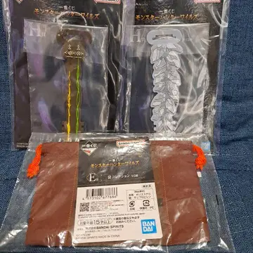 제일복권 몬스터 헌터 와일즈 H상 러버 모듬 2점 E상 1점