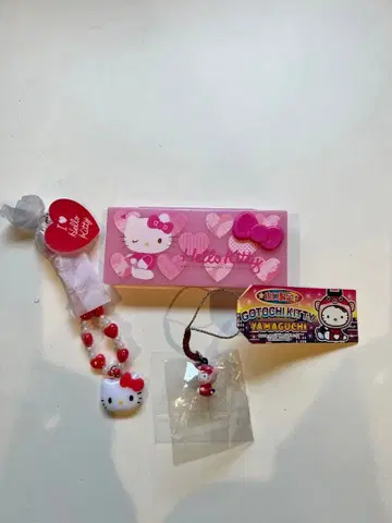 헬로키티 스트랩 핑크 수납 지역 한정 끈 스트랩