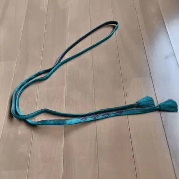 에리슈 허리띠 터콰이즈 그린 x 브라운 리버서블 새상품급