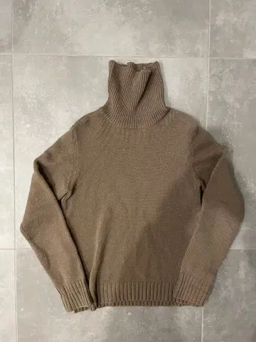 드리스 반 노튼 라이카 시기 빈티지 터틀넥 니트