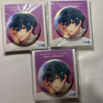 V Free! 오로라 빅 캔뱃지 Sparkle 키리시마 이쿠야 3개