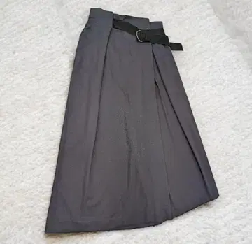 1er 아롱디스망 와이드 랩 팬츠 다크 네이비 38 새상품급 클리닝 완료