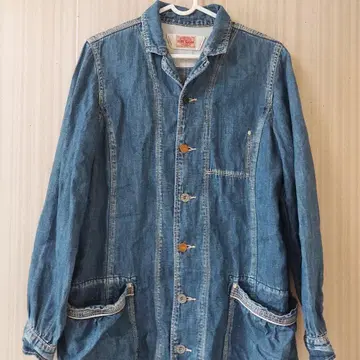 [ CUBE SUGER ] 데님 롱 자켓