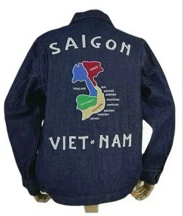 HOUSTON 베트남 자켓 데님 MAP 패턴 51421 M IN