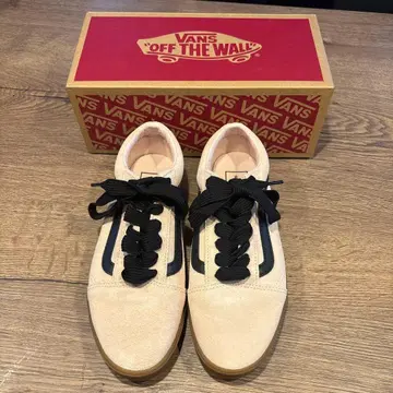 반스 가죽 스니커즈 핑크 레어 스웨이드 박스 포함