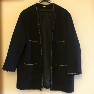 MUSE de Deuxieme Classe 체인 트위드 블랙