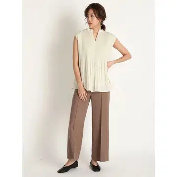 Mila Owen 미라 오웬 센터 코바 하이웨스트 와이드 팬츠 새상품