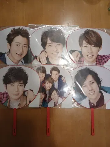 6인조 아이돌 미니 부채 세트 (낱개 판매 가능)