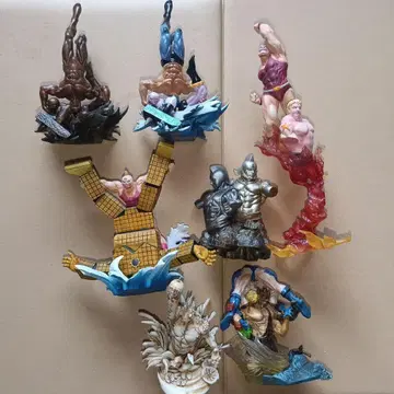 [초레어] 근육맨 피규어 초상혁명 7체 세트 묶음 판매, 익명 배송