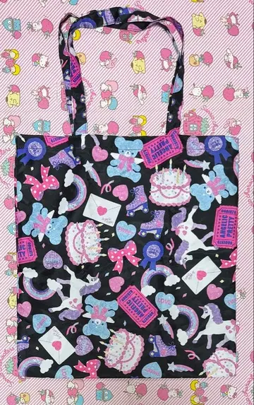 angelic pretty Girly Sticker 토트백 택 없음