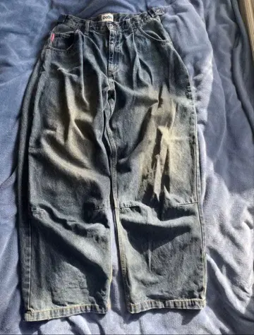 9090 인디고 배기 데님