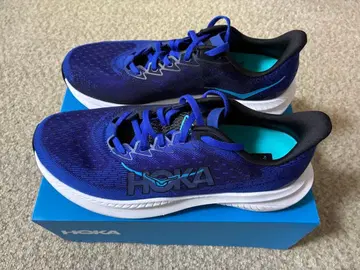 HOKA Mach6 블랙 x 네이비 27cm 와이드